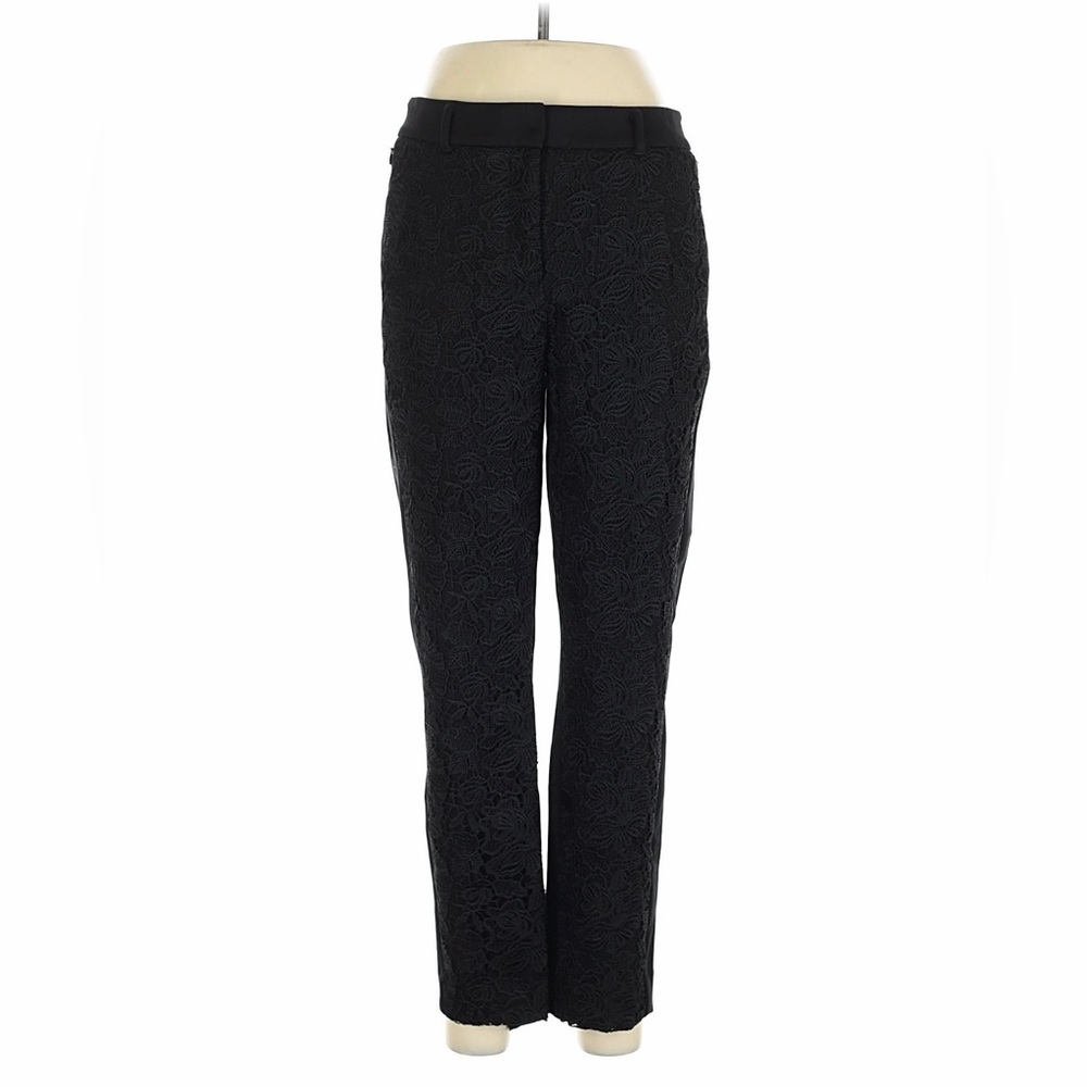 White House Black Market black dress pants with black lace front in the